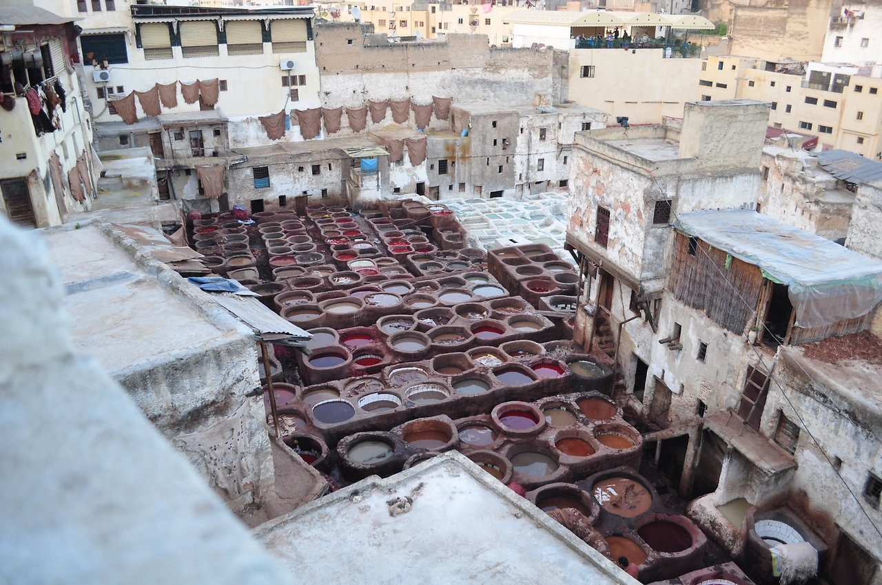 [5-55] 페즈(Fez)의 세계적 고대 가죽공장 테너리 2.JPG