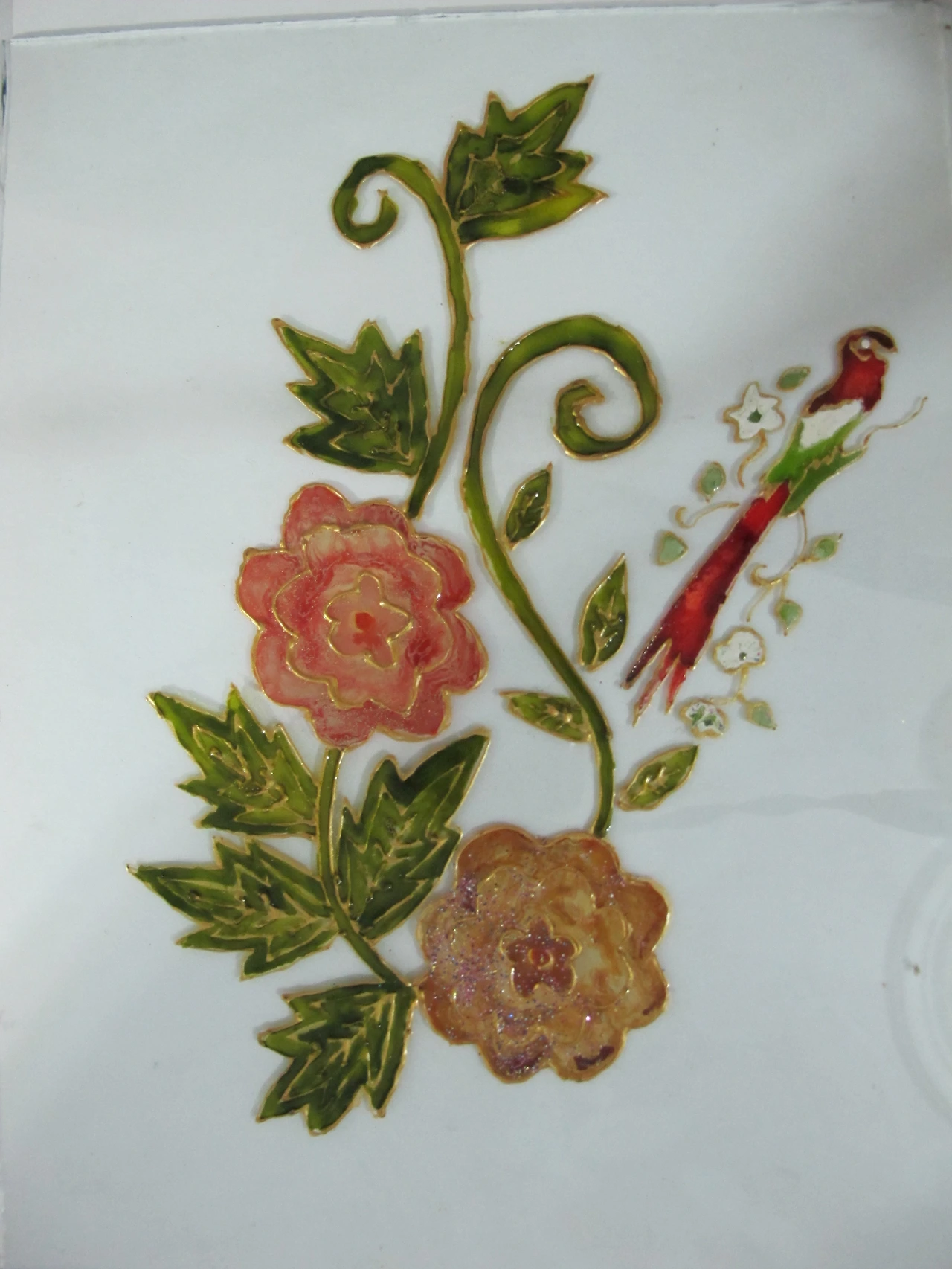 [3-105] 유치원 원장의 감동의 선물(부인이 만든 유리 공예).JPG