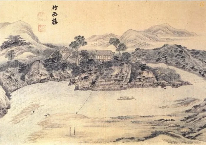 김홍도 금강사군첩 중 '죽서루'.JPG