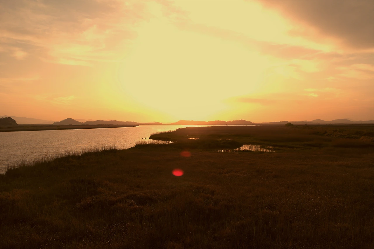 사진1-해남 고천암호에서 하루가 저무는 시간을 함께 보다..JPG