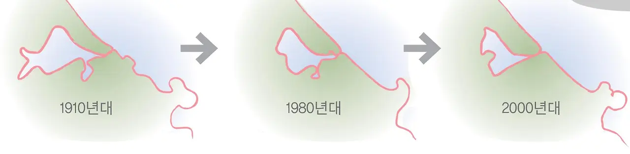 사진10-1910년대 29만㎡에 이르렀던 매호. 2000년대엔 14만㎡로 대폭 줄어들었다.-원주지방환경청 제공..JPG