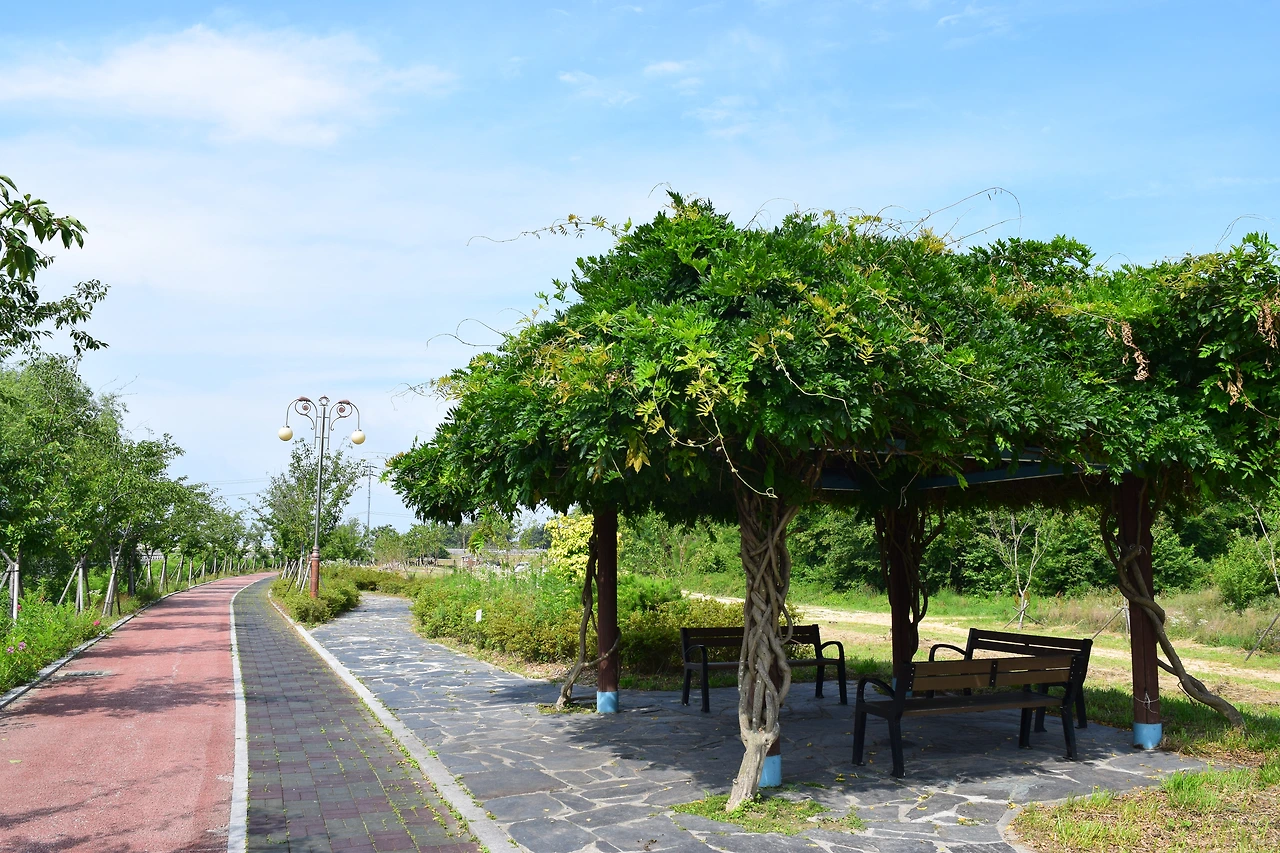 사진5-사람들의 휴식공간이 되어주는 향호. 공원과 산책로가 만들어져 있다.-고종환 제공..JPG