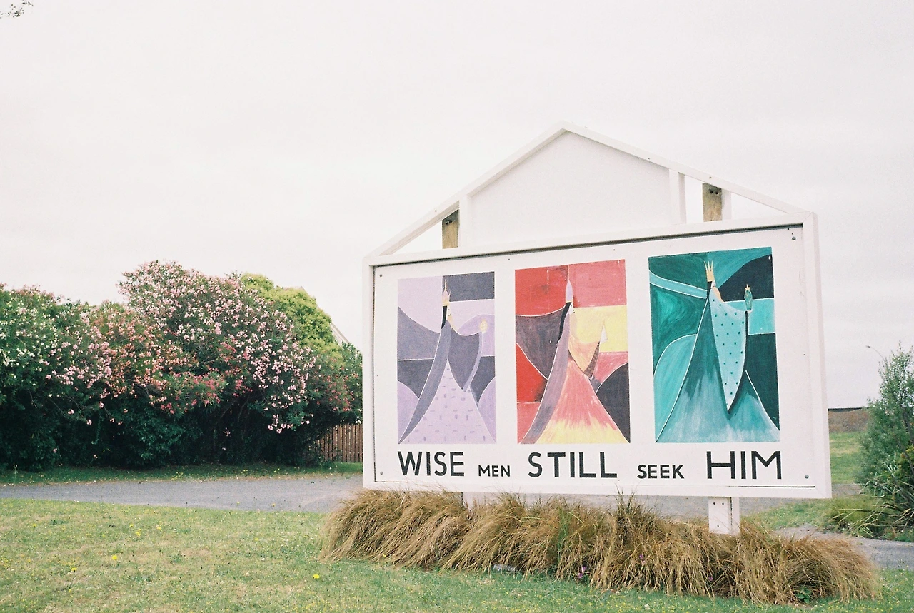 201912 헌틀리 크리스마스 교회 간판1.JPG