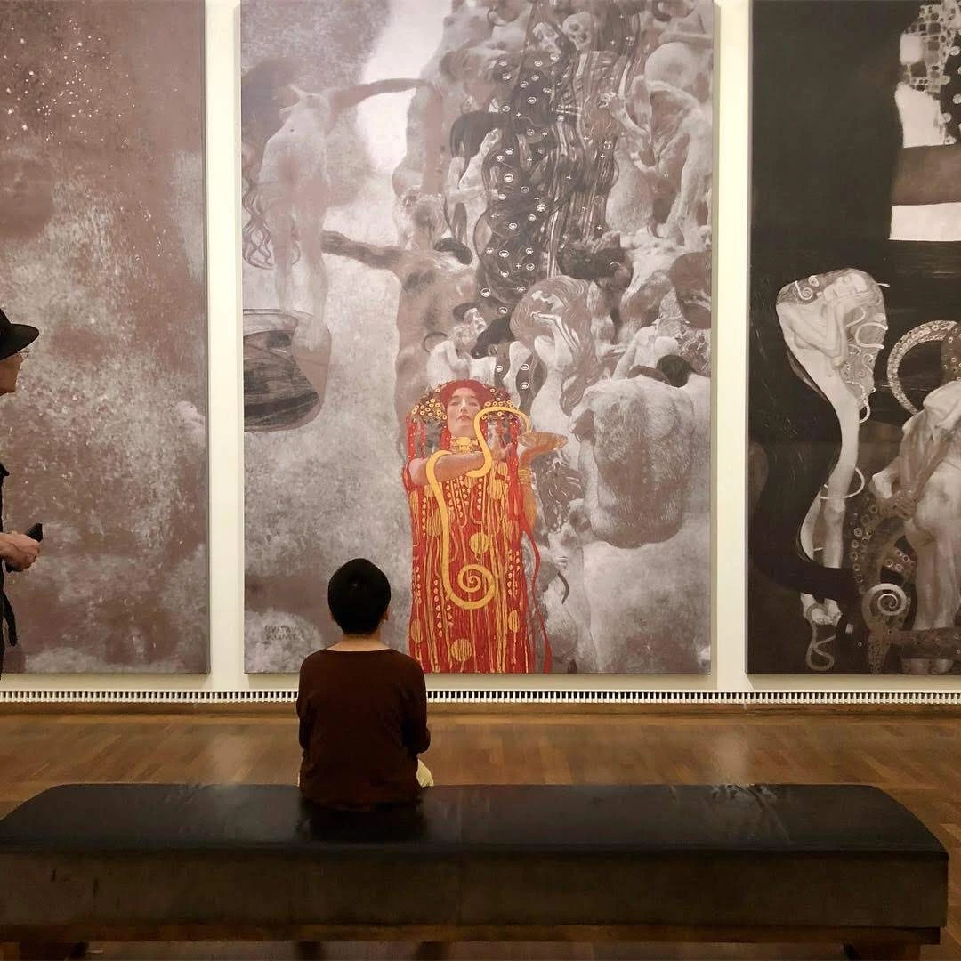 빈_레오폴드 뮤지엄_클림트를 만난 민 군.JPG