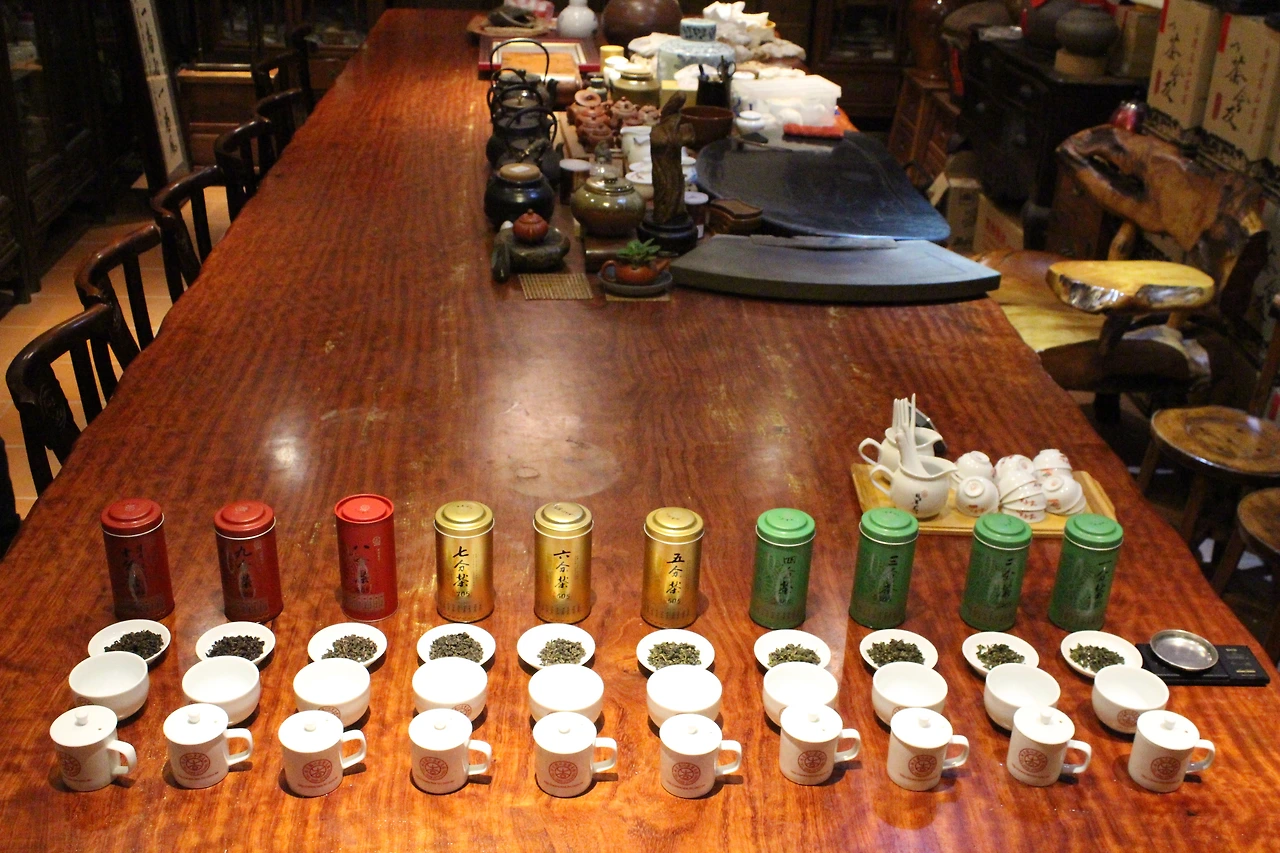 차 테이스팅 준비.JPG