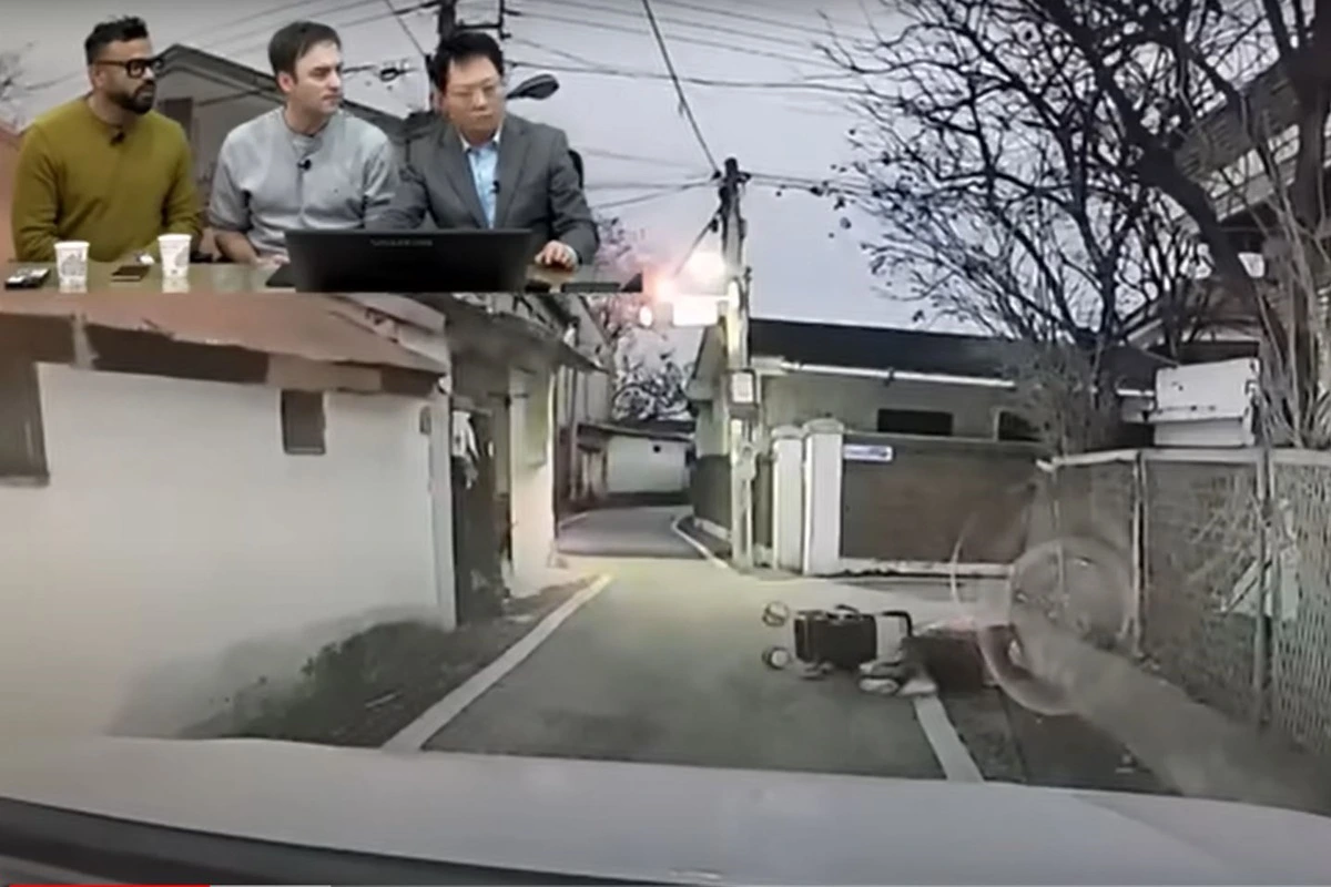 아웃 한문철 경적.JPG