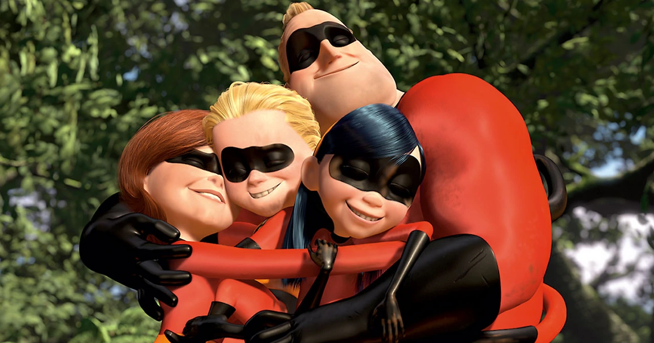 인크레더블1 영화 한 장면