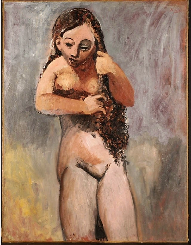 Nude Combing Her Hair, 1906.jfif