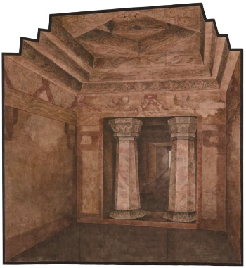 쌍영총 널방 모사도.PNG