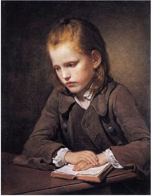 jean-baptiste greuze,a boy reading lesson book.JPG