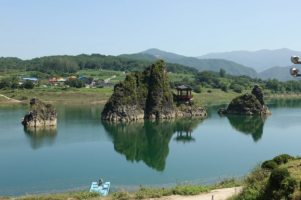 단양 도담삼봉 전경 2