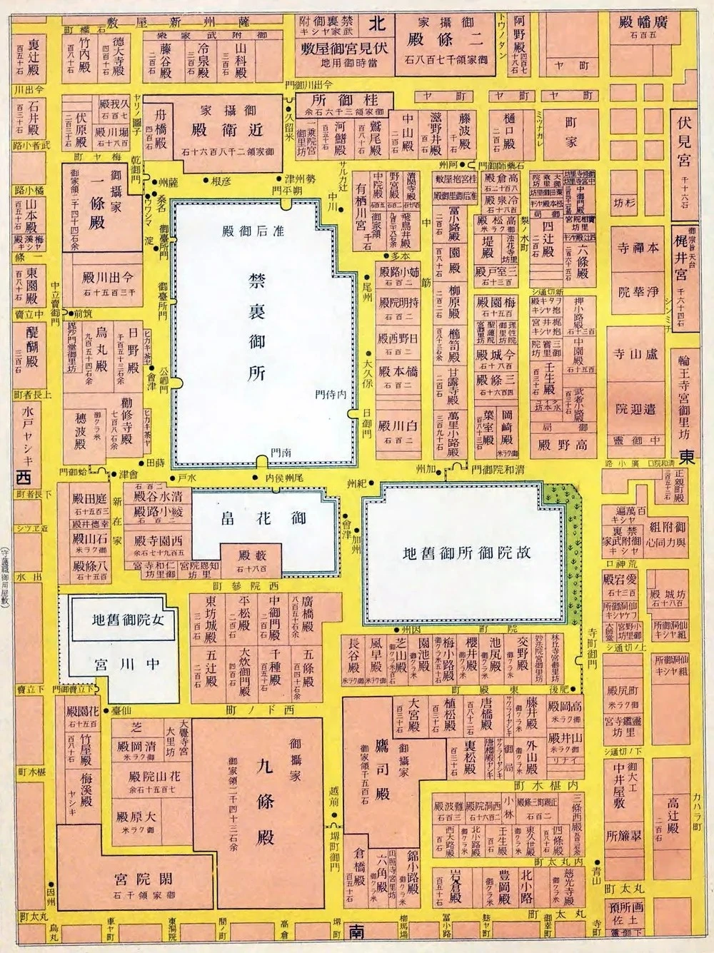 막부시대말기 교토지도_출처 구글 재팬_나무위키.JPG