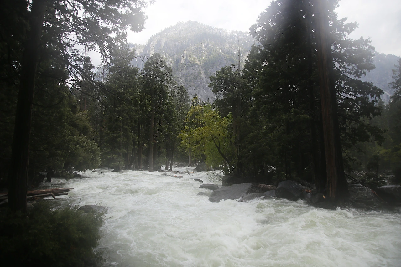 요세미티 폭포 계곡.JPG