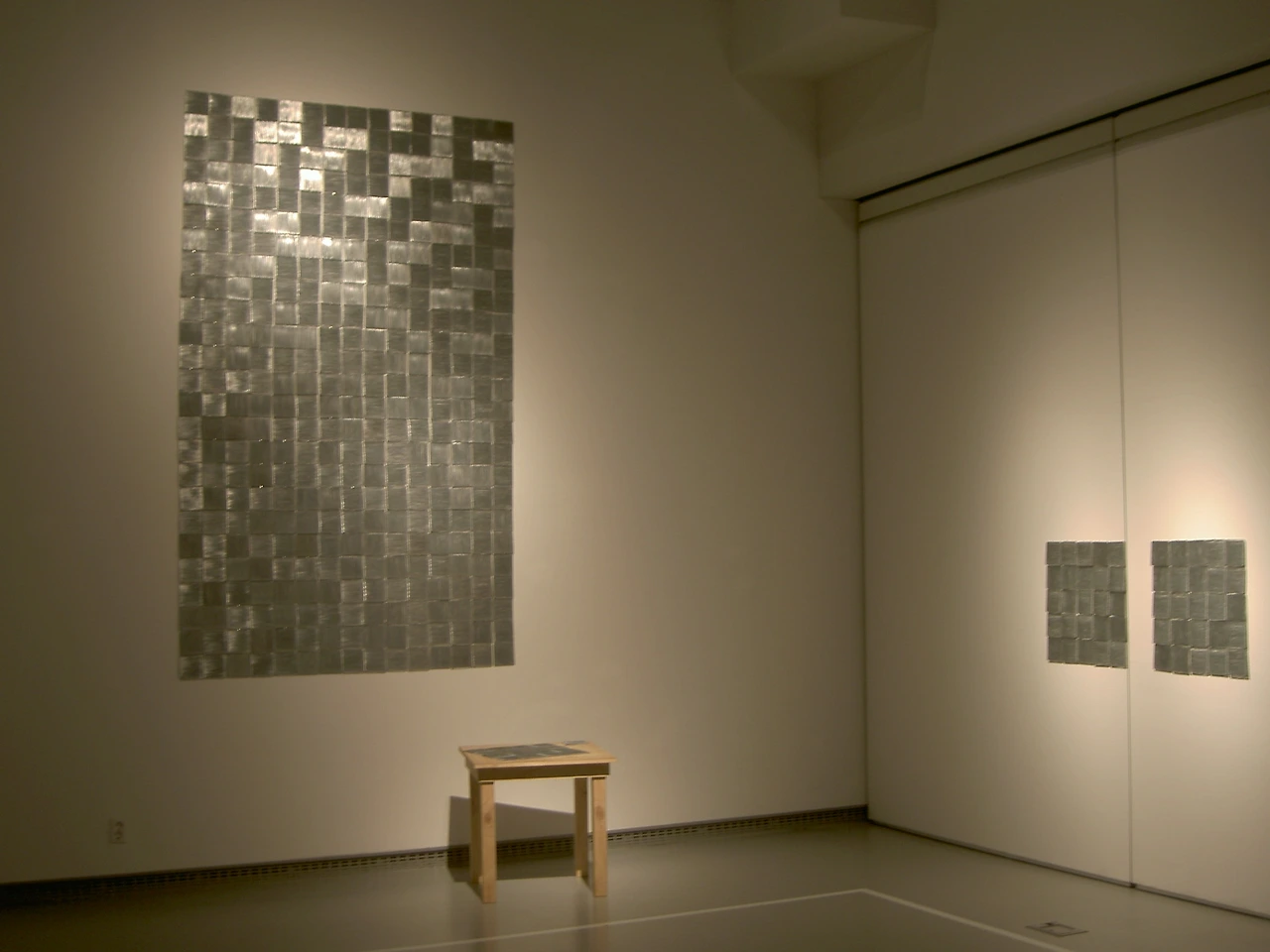 c   variable installation, steel wire. 2009 (광주시립미술관 설치).JPG