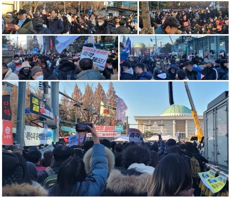 국회 앞으로 모여들며 거대한 물결을 이룬 시민들.JPG