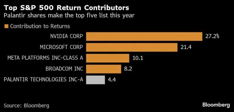 2025-07 YTD S&P 500 returns by Top 5 stocks.jpeg