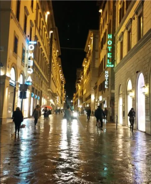 비내리는 피렌체 거리.JPG