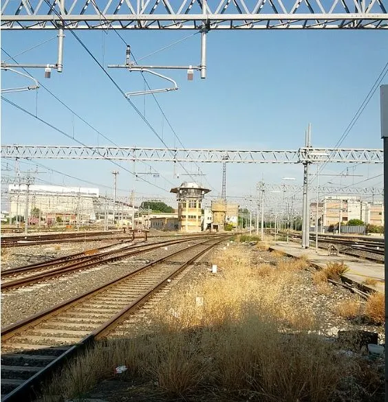 피사역에서 바라본 철길.JPG