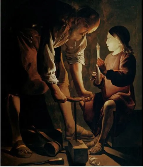 목수 요셉, 조르주 드 라 투르.JPG