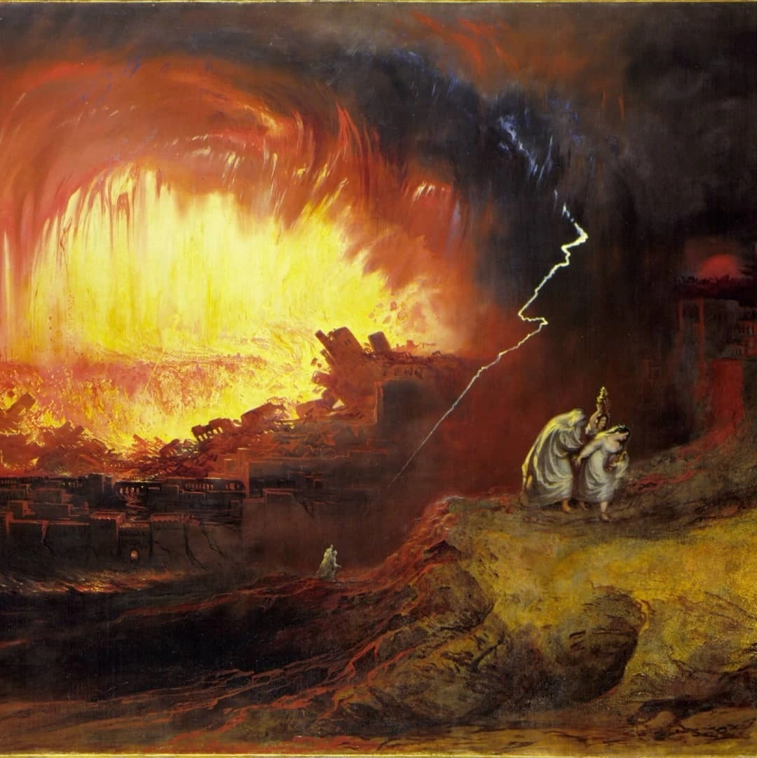 존 마틴 소돔과 고모라의 파멸1852년, 캔버스에 유채, 라잉 미술관, 영국.jpeg
