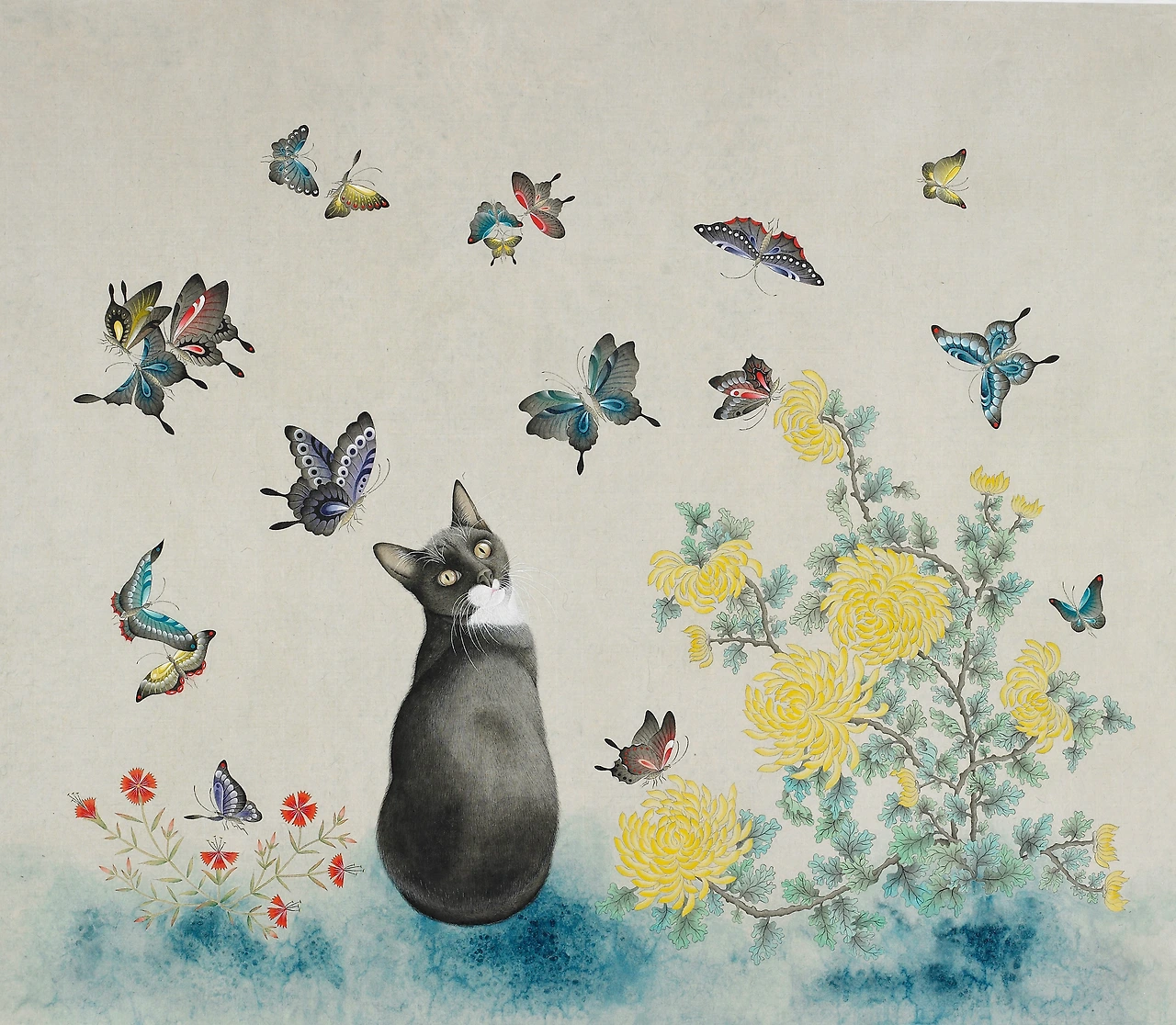 고선애-만남 1-82x69-지본채색-2019.10.JPG