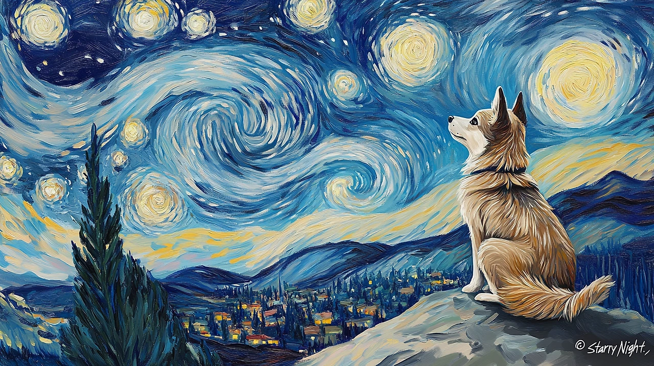 미드저니 개 일러스트1.jpeg