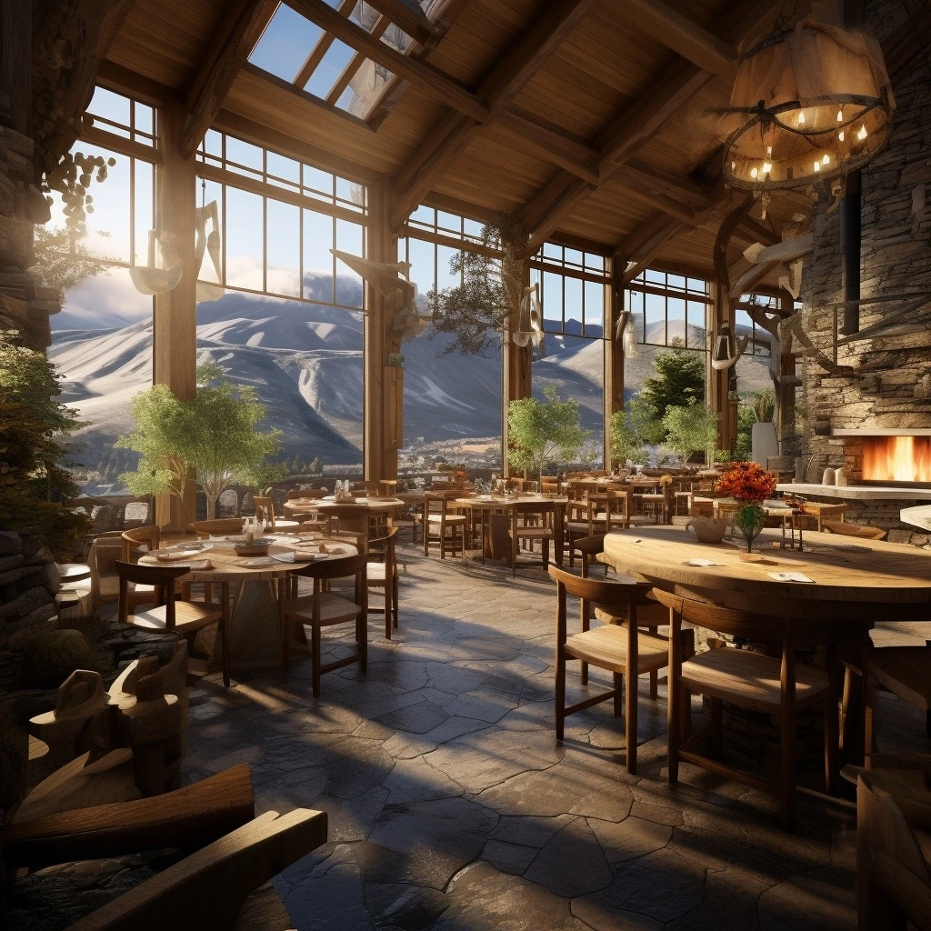 amorfati1566_Rustic_Mountain_Retreat_Cafe_Create_a_rustic_cafe__5bfeef7b-4b3c-4354-a7b1-cf863190e5f7.jpeg
