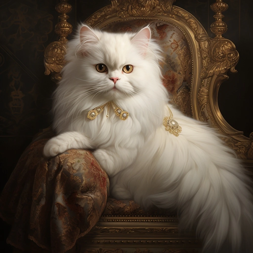 amorfati1566_A_regal_white_Persian_cat_drawn_in_a_classic_Renai_5357bc8a-495a-4ebb-80c3-e7cf2c176d9a.jpeg
