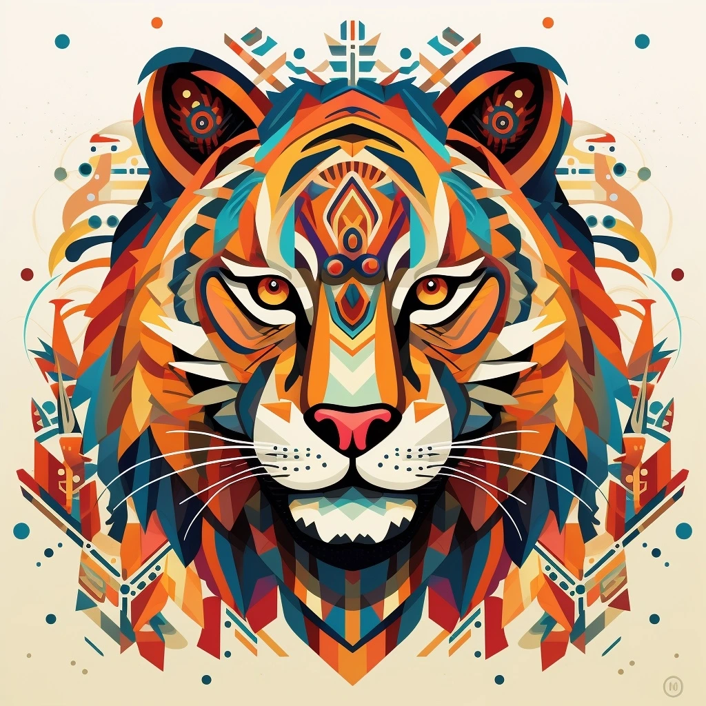 amorfati1566_A_tiger_character_in_a_tribal_art_style_with_bold__80e8ca17-afaf-44eb-bd1f-5f8a7b72e900.jpeg