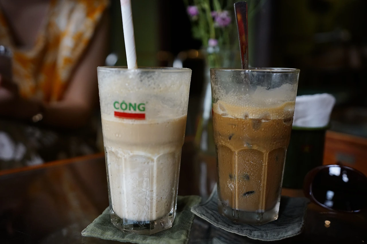 코코넛커피와 연유커피.JPG