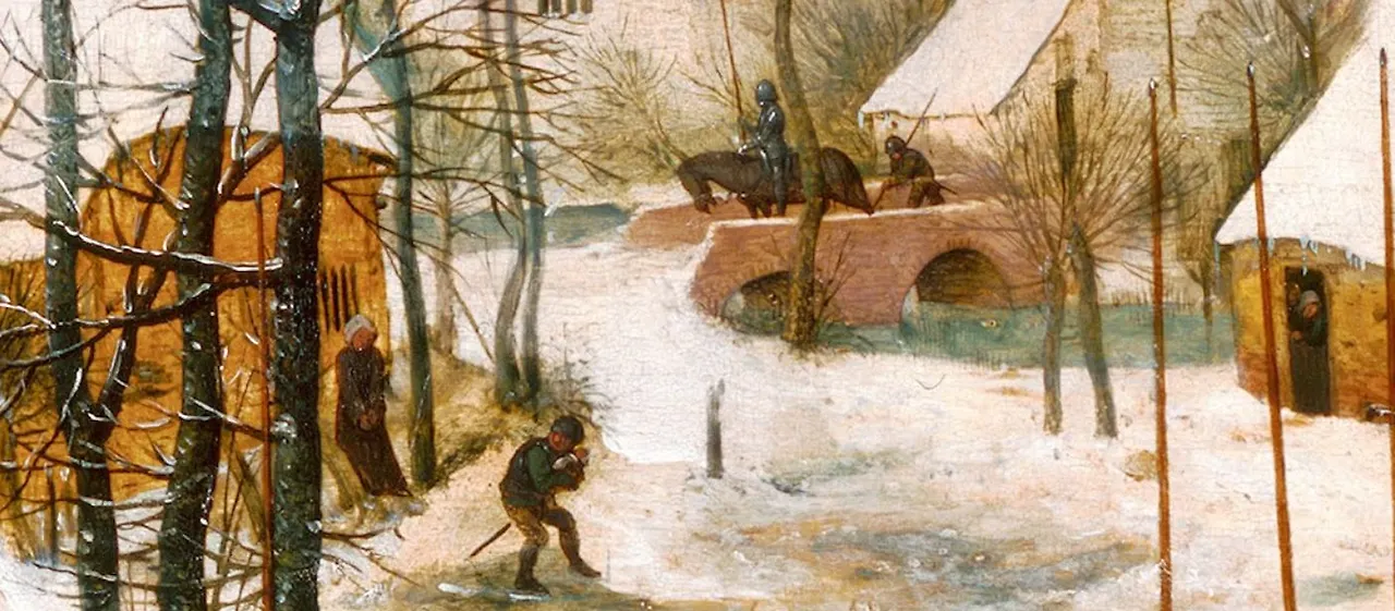 중간 부분을 확대하면 집에서 아기를 데리고 나오는 병사의 조심스러운 몸짓과 그 뒤에서 서 있는 아이의 엄마로 보이는 사람이 서 있는 모습도 보입니다. 멀리 말을 탄 지휘자도 보이네요..JPG