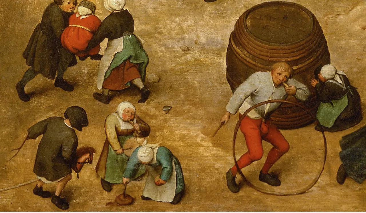 손가마 태워주기, 똥찍어먹기, 나무 말타기, 드럼통에 소리지르기,.JPG