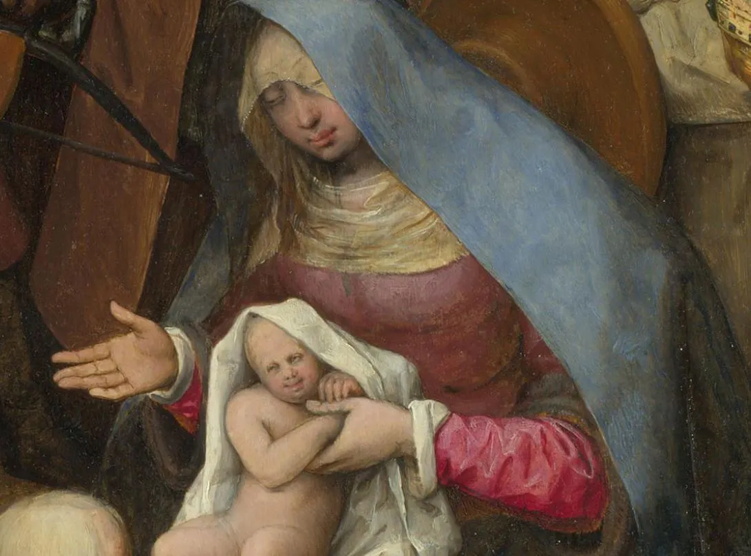 성모와 아기예수님 - 왜 이렇게 못생기게 그렸을까요..JPG