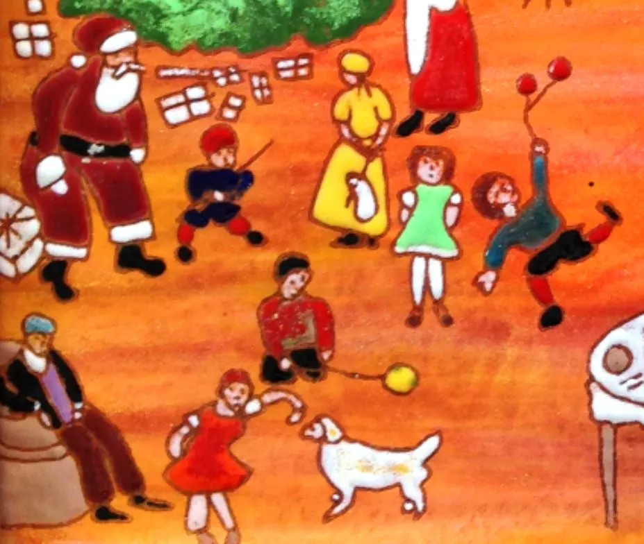 모지스 할머니 그림 중에서 크리스마스 라는 제목의 그림이 있는 것을 오늘에야 알았습니다. 해마다 모지스 할머니는 무시기에서 단골로 등장하셨는데, 크리스마스에서 너무 한 그림만 소환했나 봅니다..JPG