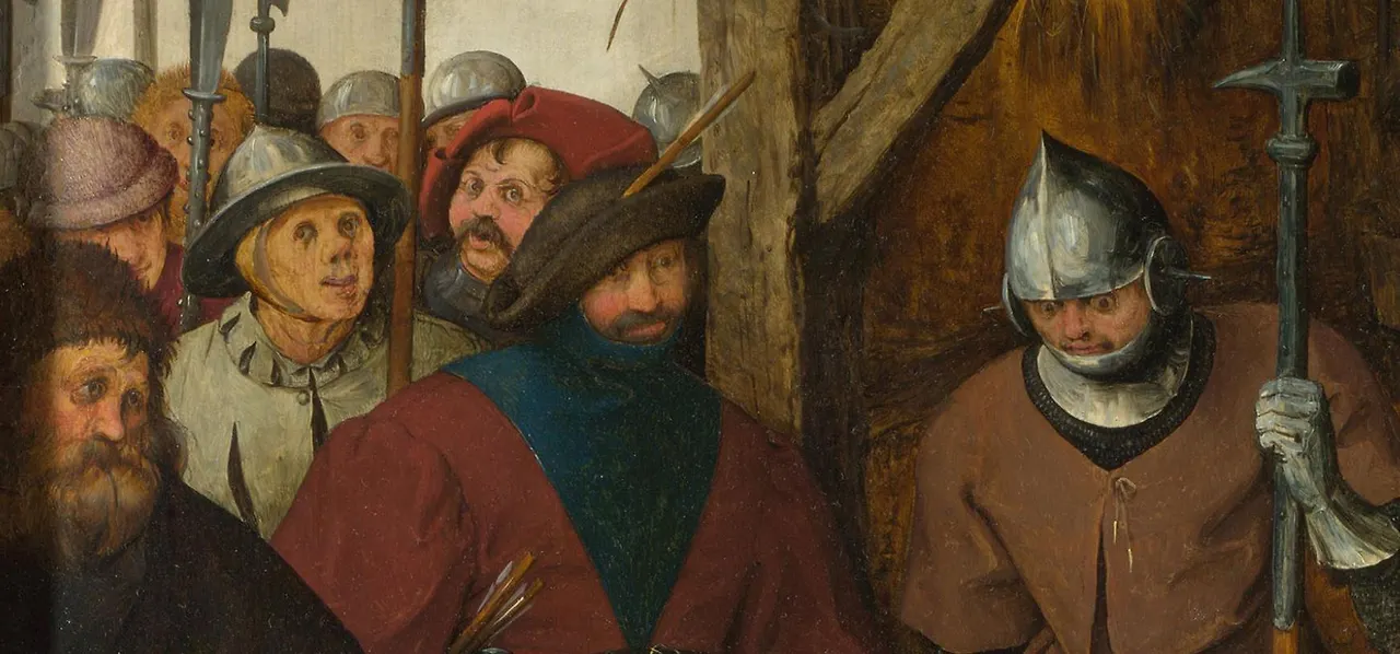 상단의 등장하는 남자들 얼굴도 모두 눈이 동그랗게 그려서 더 희극적인 모습으로 그려놓고 있습니다..JPG