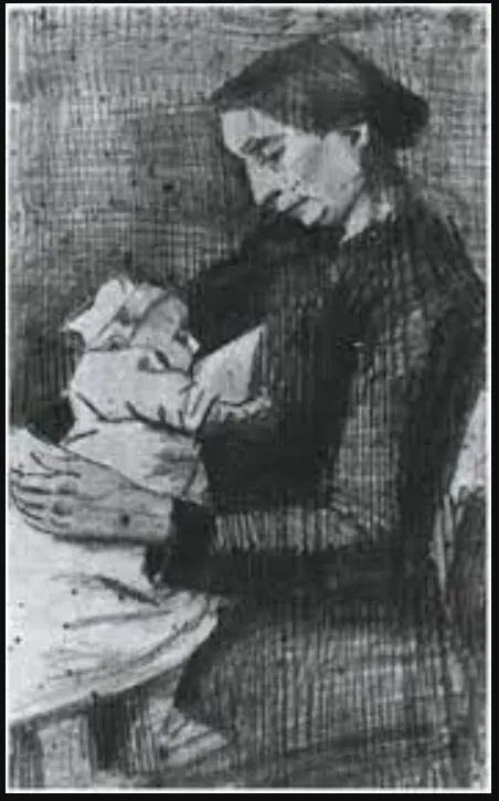 Sien with a baby.JPG