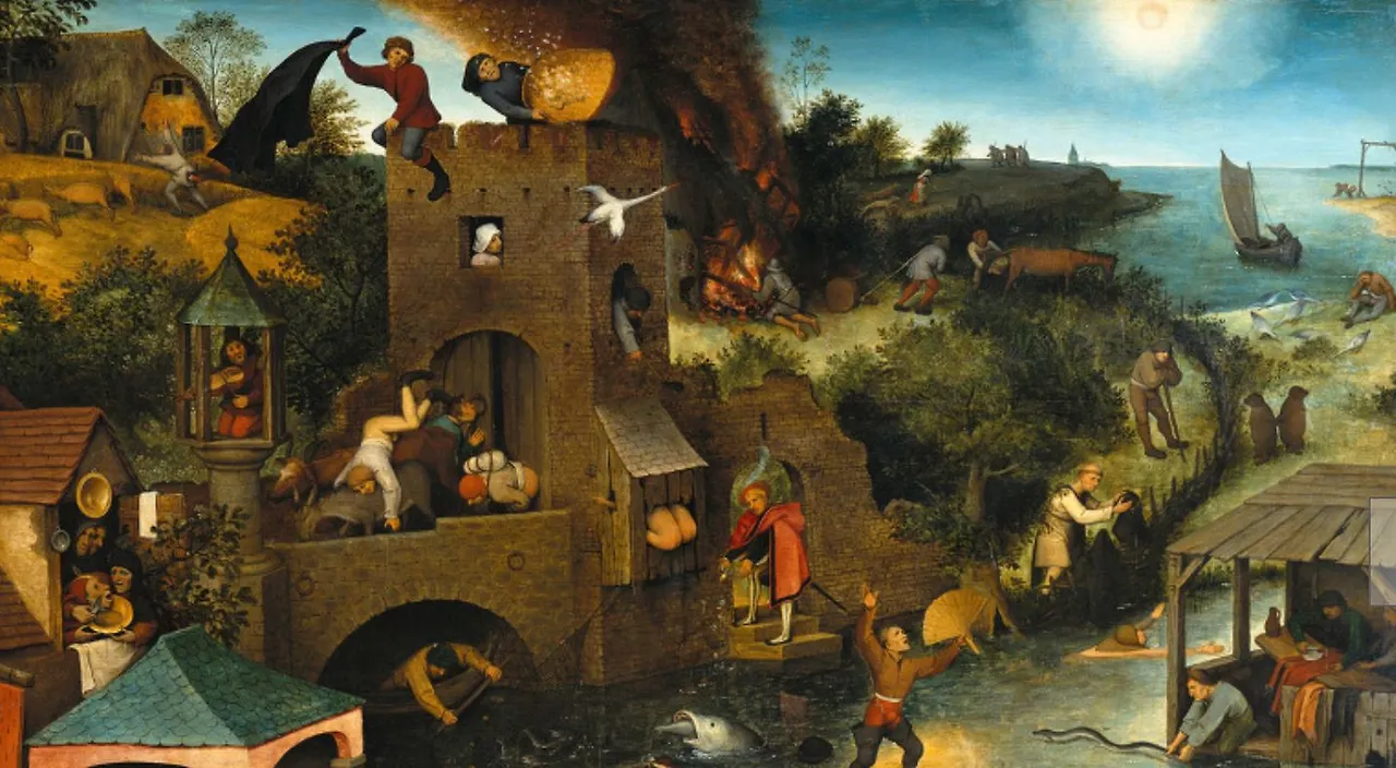 우상단 불난 곳, 종탑 및 연주, 뱀잡기.JPG