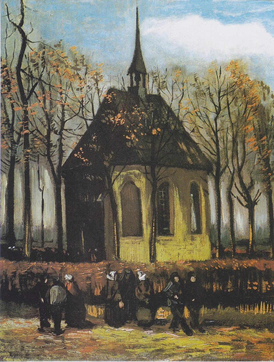 1884 The Church of Nuenen with churchgoers.jpeg