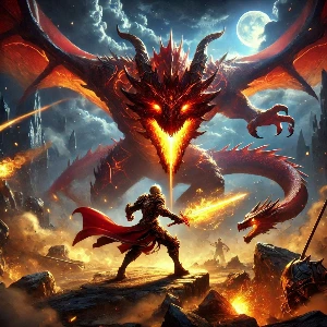 warrior fighting a dragon.jpeg