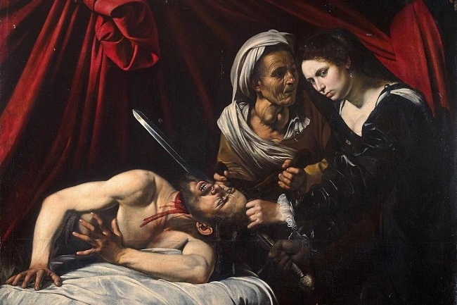 2014년 프랑스의 한 주택 다락방에서 발견된 카라바조의 그림 ''유디트와 홀로페르네스'.jpeg