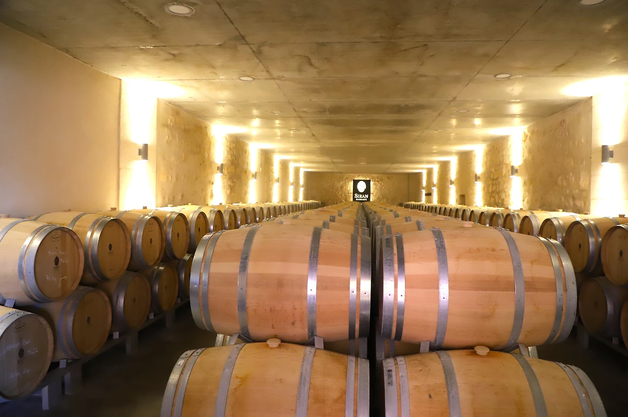 샤토시랑 오크통.JPG