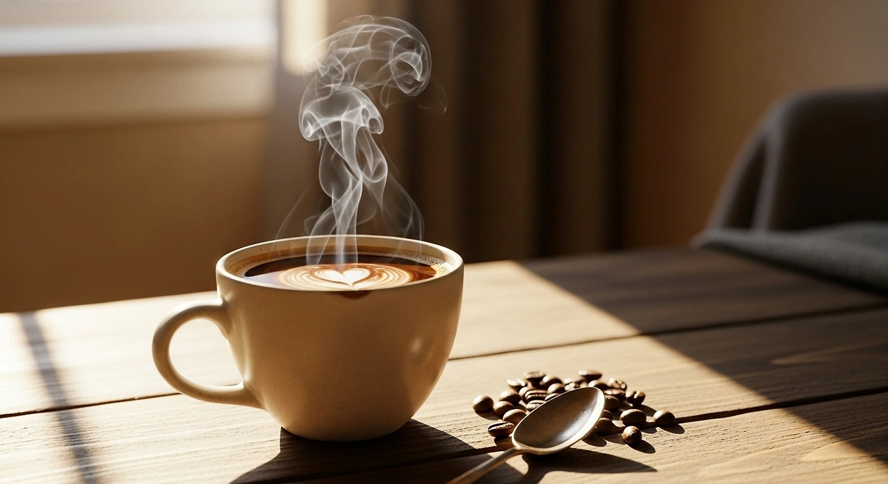 따뜻한 커피잔과 연한 빛.jpeg