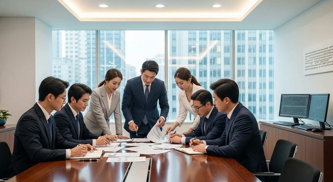 서류 검토하는 모습.jpeg