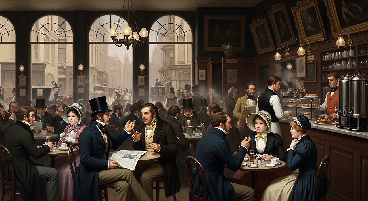 19세기 영국의 런던 카페.jpeg
