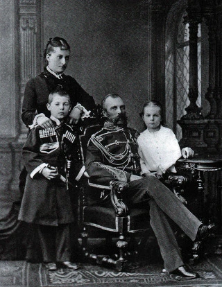Tsar_Alexander_II%2C_Princess_Catherine_Dolgorukova_with_their_children_George_and_Olga.jpg