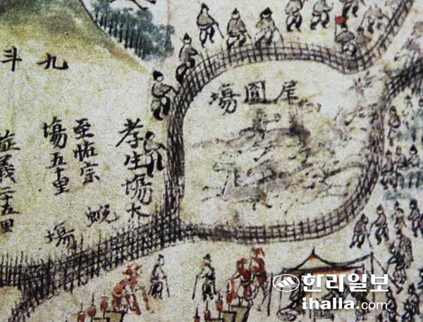 올레 02 탐라순력도_올레의 형태 기원 원장과 사장.jpeg