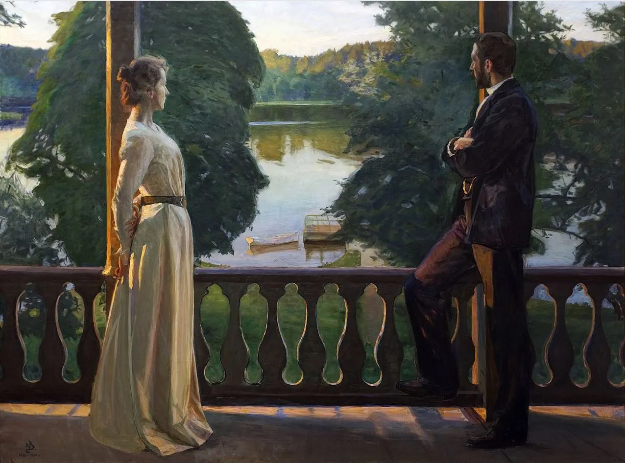 Richard Bergh, Nordisk Sommarkvall (Nordic Summer Evening) 1899-1900.JPG
