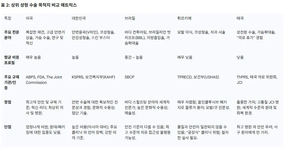 2 상위 성형 수술 목적지 비교 매트릭스.JPG