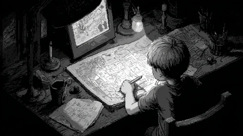 madmaiz_pixel_art_monochrome_indie_style_a_notebook_filled_with_27b6b31e-ab8.png?type=w1