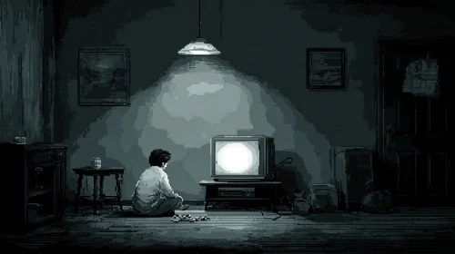 madmaiz_A_quiet_room_at_night_retro_game_console_connected_to_a_b3d62b42-35e.png?type=w1